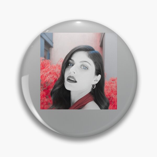 Item preview, Impressive Mesmerizing Blue Eyes Alexandra Daddario Red Poster Classic Music Fans designed and sold by AllenJarmon.