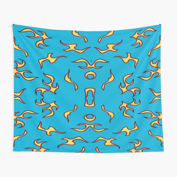 blue flame Tapestry