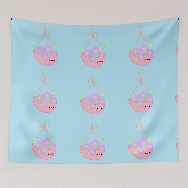 Item preview, Cute pink hanging flower bowl  designed and sold by emilyvannooij.