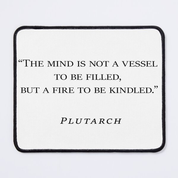 Item preview, Plutarch Patience and Toughness Quote Typography designed and sold by V0IDRACE.