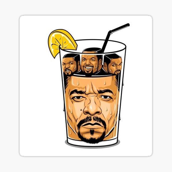 Ice Tea Ice Cube Sticker