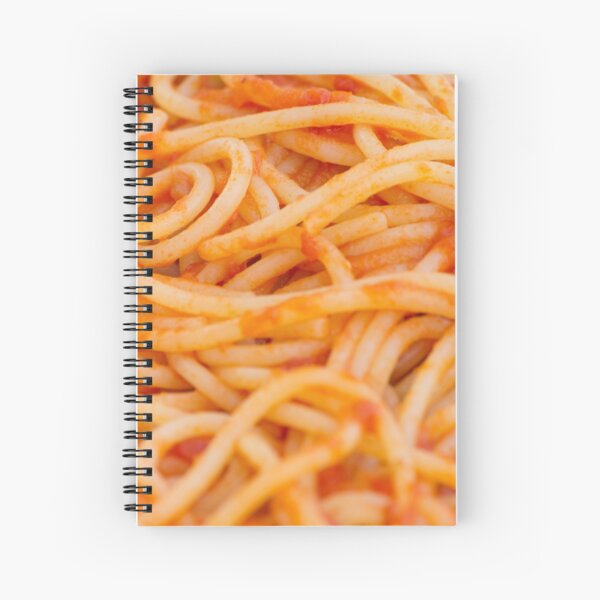 italian spaghetti Spiral Notebook
