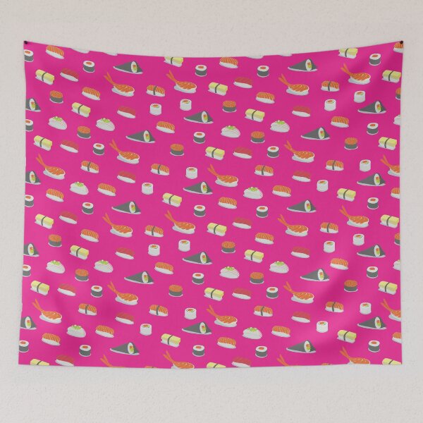Item preview, sushi pattern merchandise designed and sold by TheArtfulBadger.