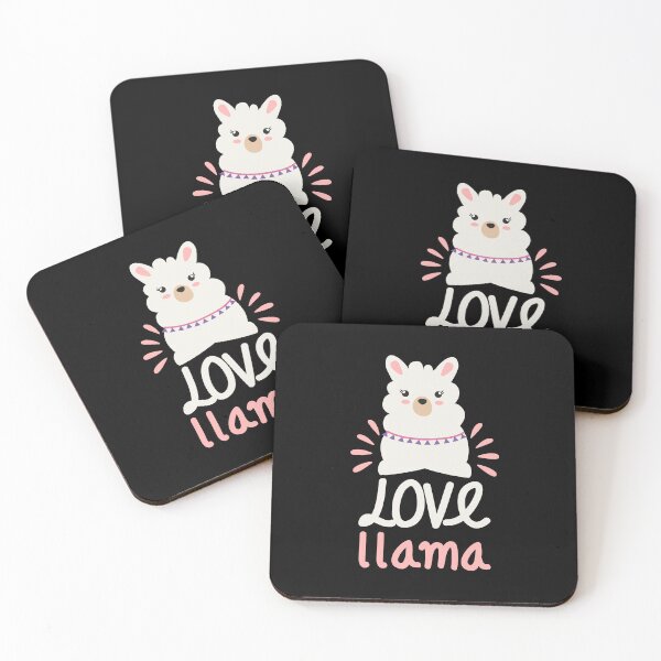 Item preview, Love llama lettering animal designed and sold by Palteeshop.