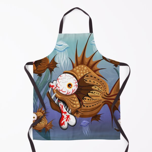 Item preview, Psycho Fish Piranha with Bloody Bone designed and sold by BluedarkArt.