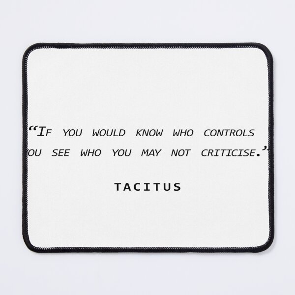 Item preview, Tacitus control Quote Typography designed and sold by V0IDRACE.