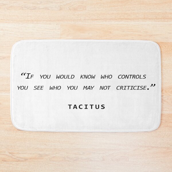 Item preview, Tacitus control Quote Typography designed and sold by V0IDRACE.