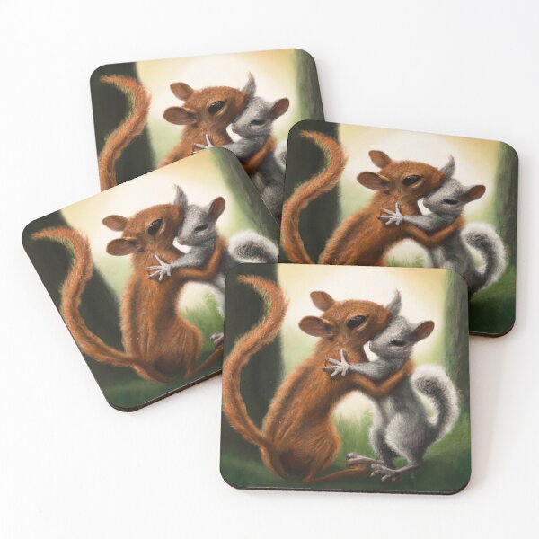 Item preview, Squirrel and Mouse Hugging designed and sold by Parag's Travel Shop.