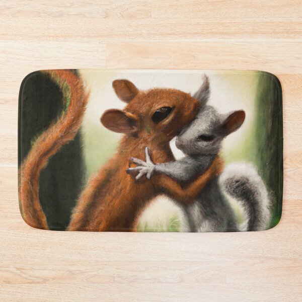 Item preview, Squirrel and Mouse Hugging designed and sold by Parag's Travel Shop.