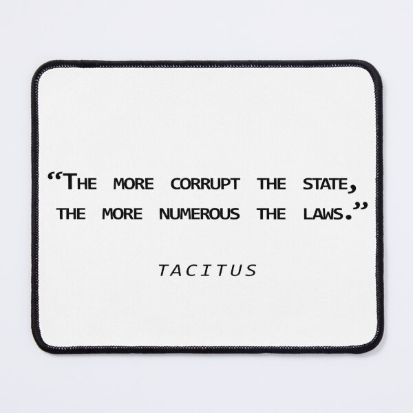 Item preview, Tacitus Patience and Toughness Quote Typography designed and sold by V0IDRACE.