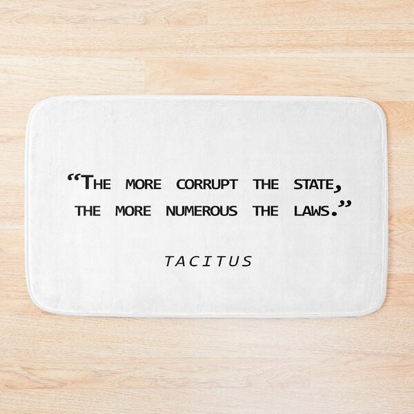 Item preview, Tacitus Patience and Toughness Quote Typography designed and sold by V0IDRACE.