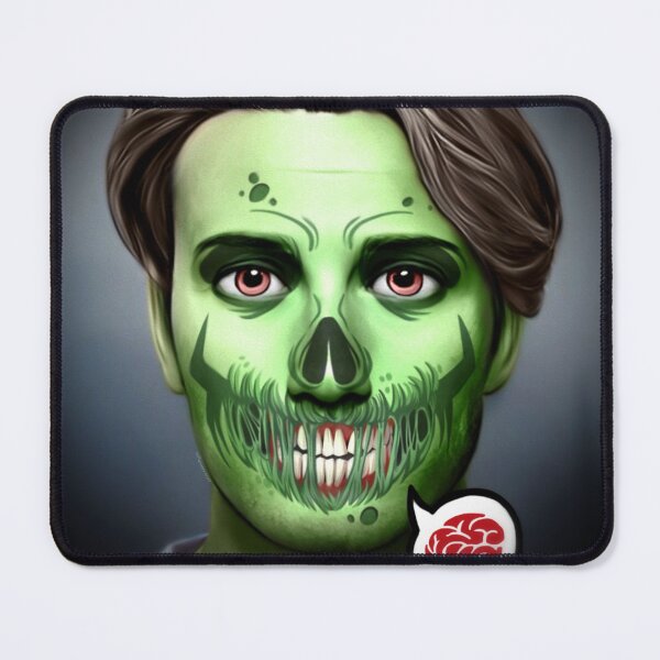 Item preview, Green Zombie Hannibal with Brain designed and sold by orionlodubyal.