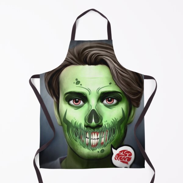 Item preview, Green Zombie Hannibal with Brain designed and sold by orionlodubyal.