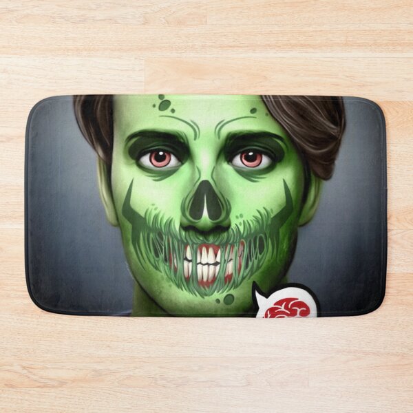 Item preview, Green Zombie Hannibal with Brain designed and sold by orionlodubyal.