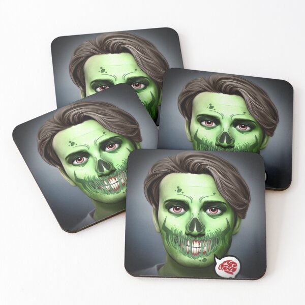 Item preview, Green Zombie Hannibal with Brain designed and sold by orionlodubyal.