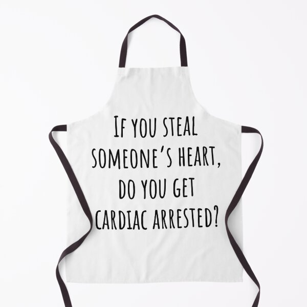 Item preview, Do you get cardiac arrested? - Funny Medical Puns - Heart Cardiology Illustration - For Doctors, Nurses, Pre Med, Healthcare Professionals, Medical School | Human Anatomy | Medical Musings  designed and sold by Medical Musings.