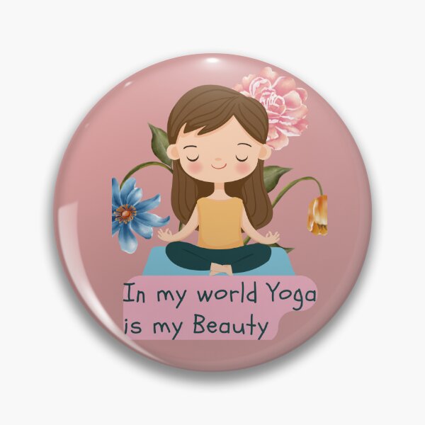 Item preview, In My World Yoga Is My Beauty  designed and sold by Sky15-Designs.