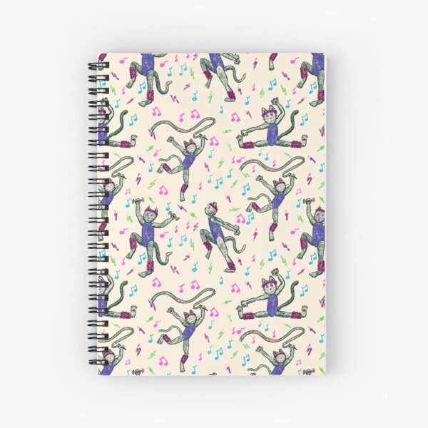 Jazzercise Cats Spiral Notebook