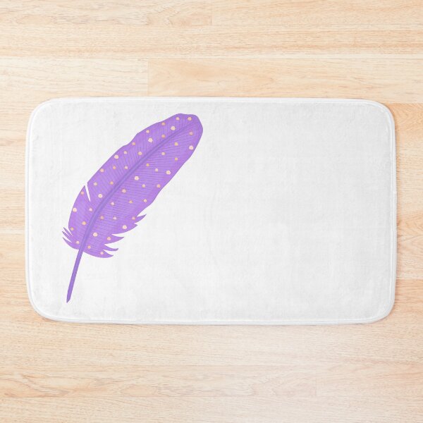 Item preview, Violet feather, colorful illustration designed and sold by OM-lova.