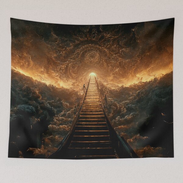 Item preview, Stairway to the End Of Time Fantasy Art designed and sold by FunWearVM.