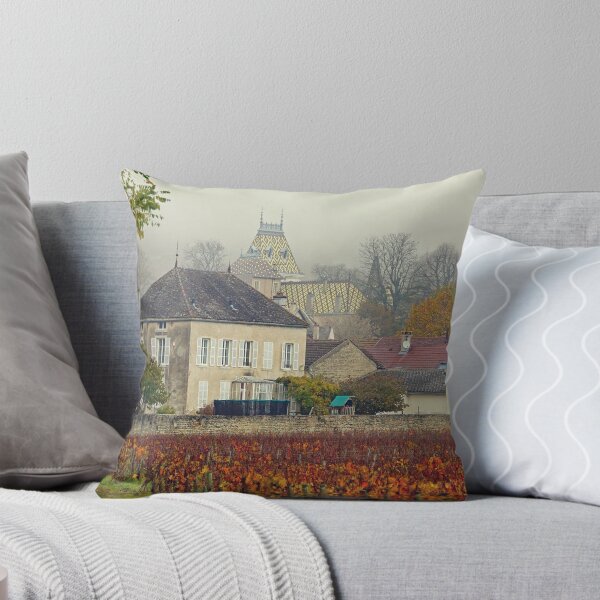 Item preview, French Vineyards - Bourgogne Landscape in Fall designed and sold by CarolinaReina.