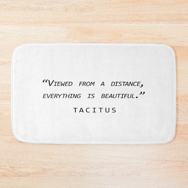 Item preview, Tacitus Beauty and Distance Quote Typography designed and sold by V0IDRACE.