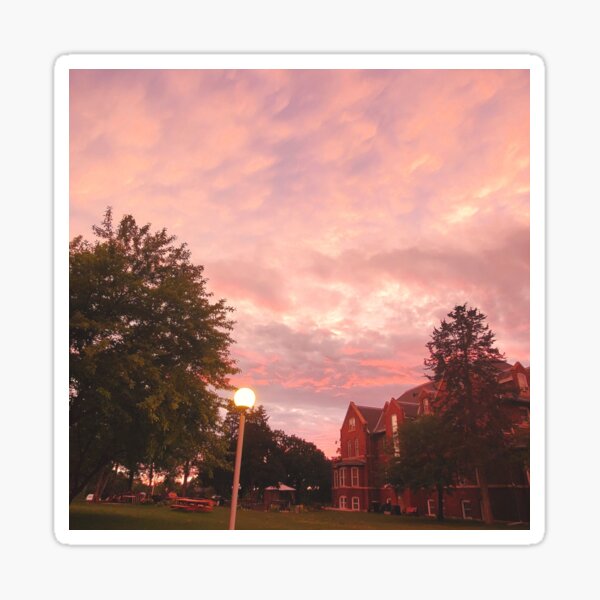 Item preview, Pink Sunset by the Haunted Anoka State Hospital  designed and sold by missmermaid1990.