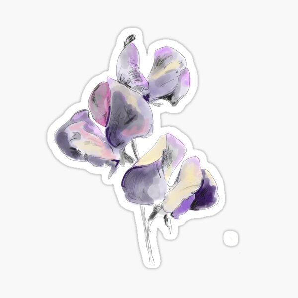 Sweet little flower. Sticker