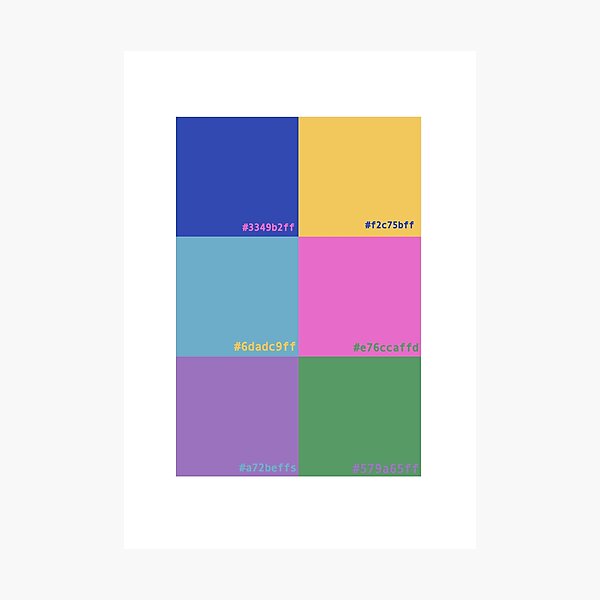 Colour Block Wall Art for Sale