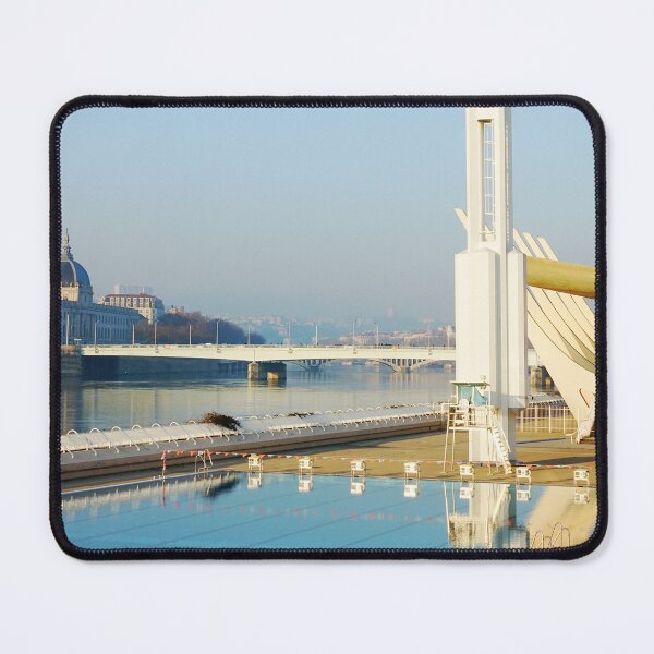 Item preview, Swimming Pool by the Rhone River in Lyon, France designed and sold by CarolinaReina.