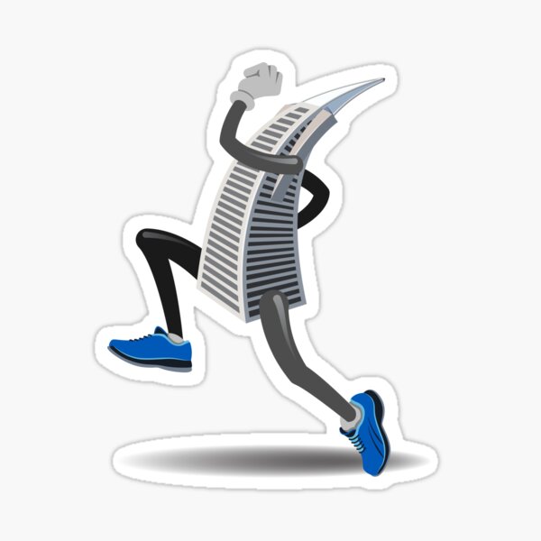 Transamerica Pyramid Jogging Sticker