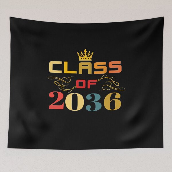Item preview, Senior Class of 2036 Vintage Retro Gift Classic T-Shirt designed and sold by rachiddesigner3.