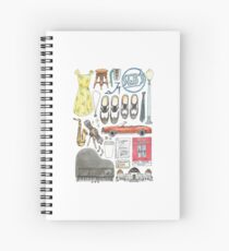 La La Land Illustration Jazz Saxophone Music Musical Spiral Notebook
