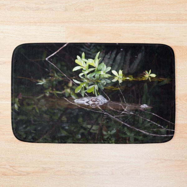Item preview, Alligator Reflection in Swamp Water designed and sold by KbytesOfJax Outdoor and Nature.