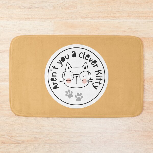 Item preview, Clever Kitty ! designed and sold by LIENZO Graphics ⭐⭐⭐⭐.