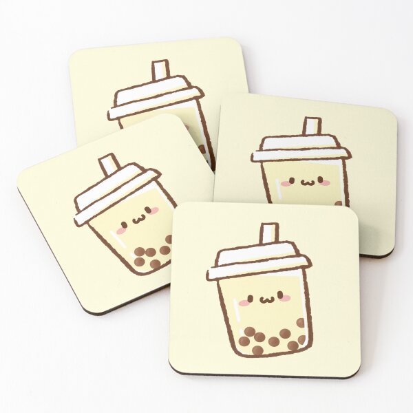 Item preview, Kawaii Yellow Bubble Tea designed and sold by heyminimo.