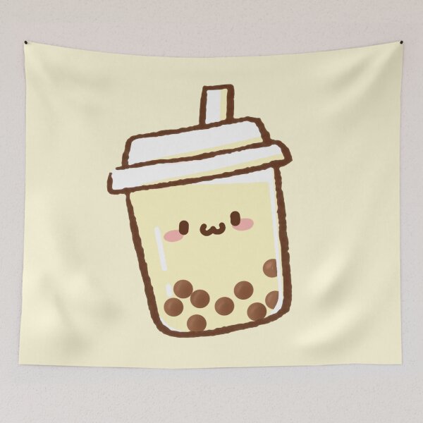 Item preview, Kawaii Yellow Bubble Tea designed and sold by heyminimo.