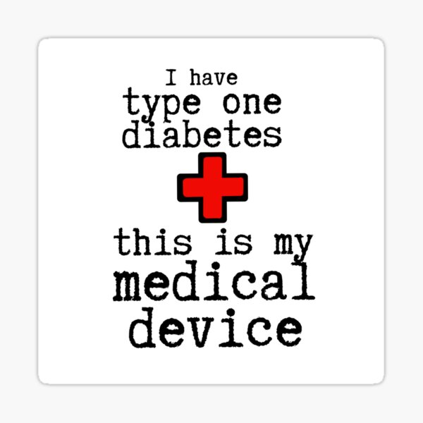 Item preview, This is my medical device t1d  designed and sold by Diabumblebee.