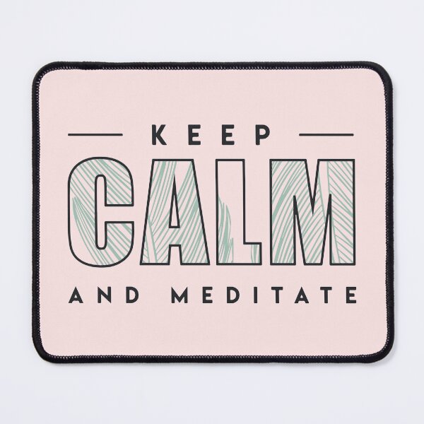 Item preview, Keep Calm And Meditate designed and sold by designdroplet.