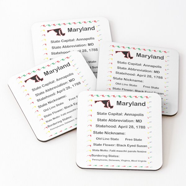 Item preview, Maryland Educational US State designed and sold by ValeriesGallery.