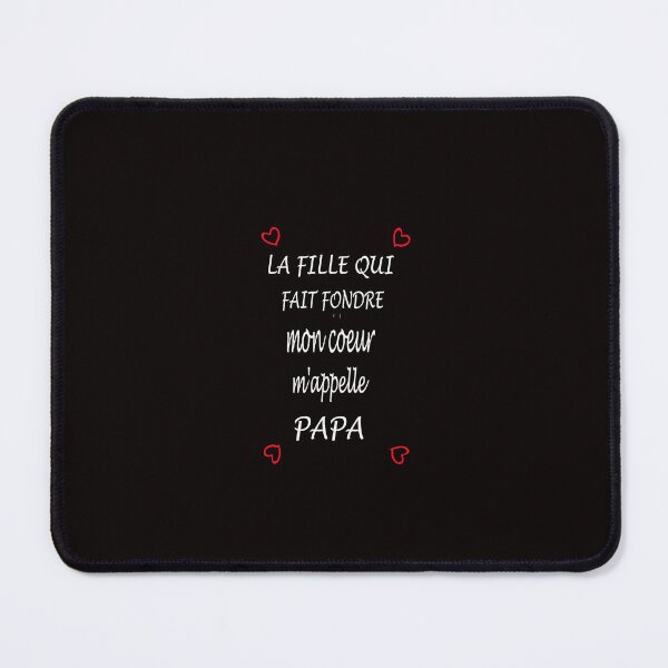 Item preview, La fille qui fait fondre mon coeur m'appelle papa T-Shirt designed and sold by toufikpromo.