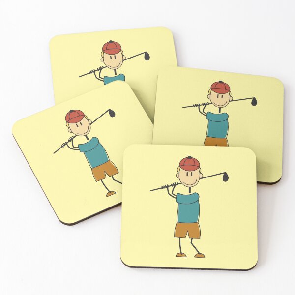 Item preview, Cute Man Playing Golf designed and sold by SpecAli.