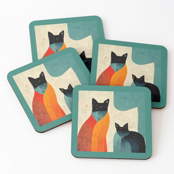 Item preview, Abstract Cats designed and sold by Rahul R.
