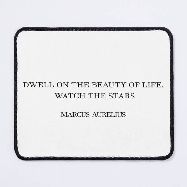 Item preview, Marcus Aurelius Beauty of Life Quote Typography designed and sold by V0IDRACE.