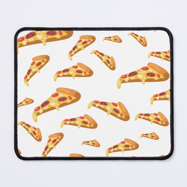 Item preview, Pizza pattern on white designed and sold by TheArtfulBadger.