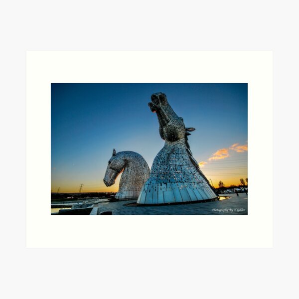 Item preview, Kelpies-Sunset designed and sold by Thomas Gelder.