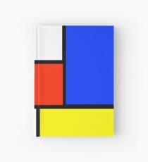 Mondrian Art Style Hardcover Journal