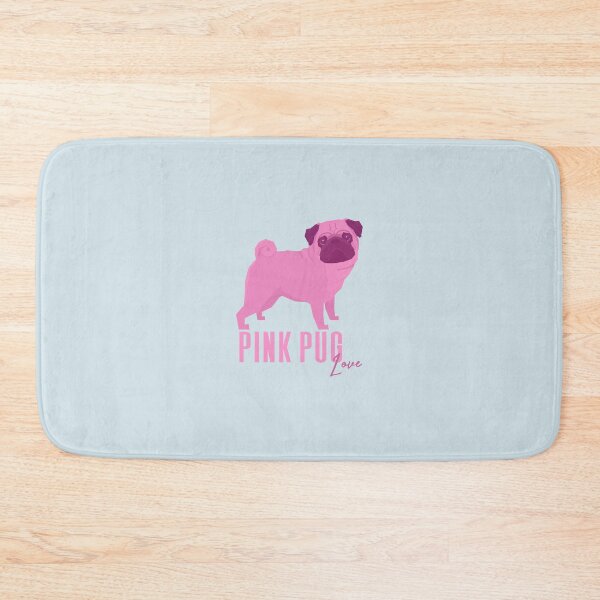 Item preview, Pink Pug Love- Cute dog in pink designed and sold by tinytiger77.