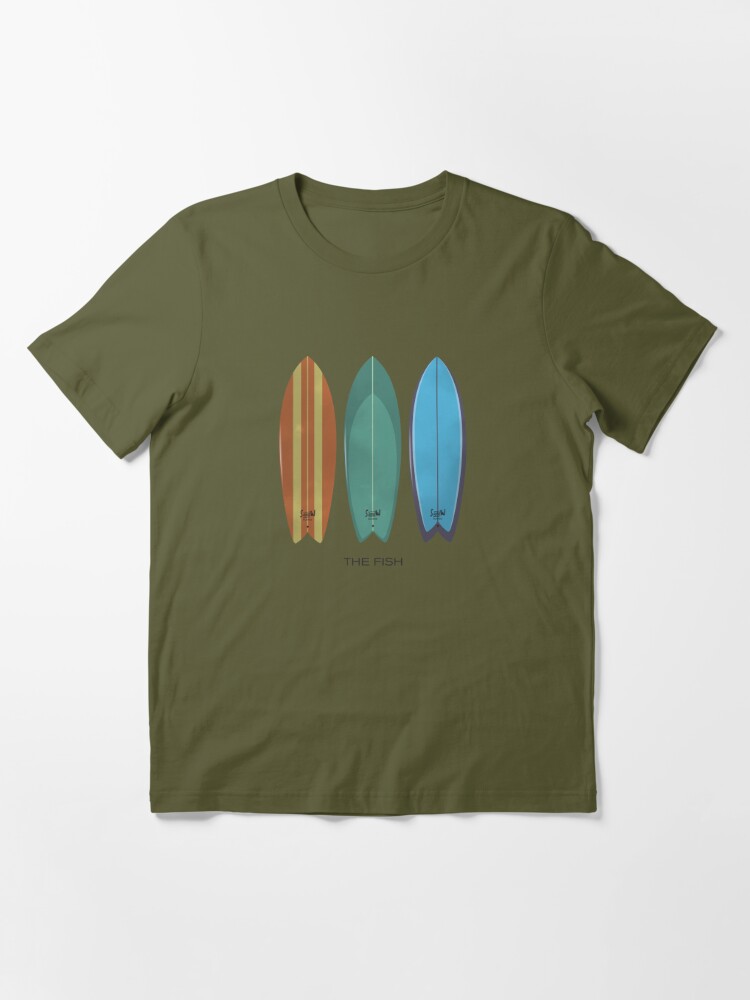 Fish Surfboard T-shirt - The Gourmand