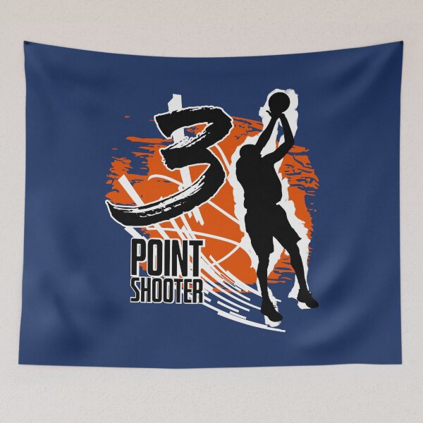 Item preview, Three Point Shooter (For Dark Colours) designed and sold by TextAndVectors.